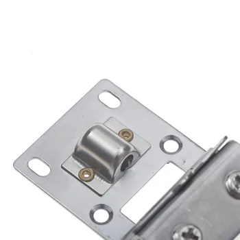 1PCS 180 Degree Stainless Double Clamp Shower Hinges Glass Door Cabinet Kitchen Glass Hinge Hot Sale