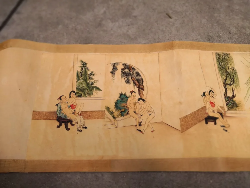 Достойная коллекция восточные винтажные китайские картины свитки рисунок