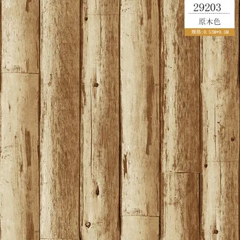 

9.5m waterproof retro style wood PVC wallpaper for bedroom living room office kitchen wall papers home decor bedroom decor wall