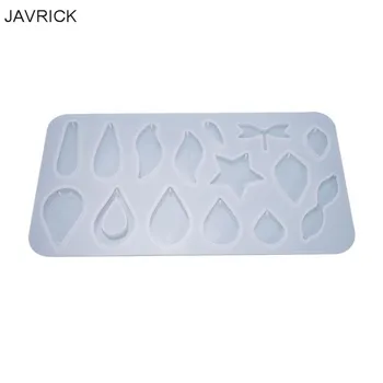 

DIY Crystal Epoxy Resin Mold Earrings Necklace Pendants Casting Silicone Mould