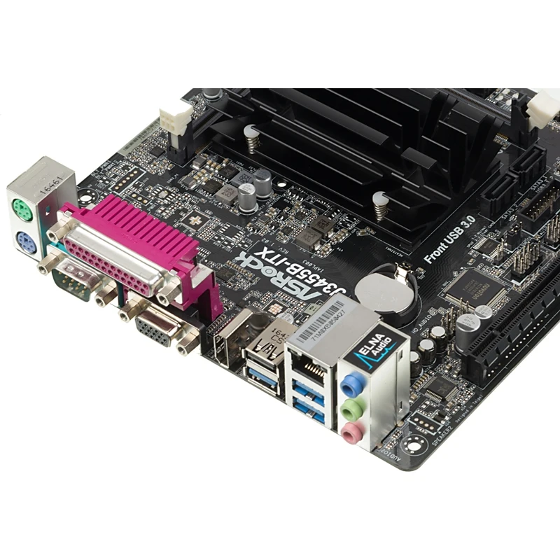 Материнская плата Asrock J3455B-ITX mini-ITX AC`97 8ch(7.1) GbLAN+VGA+HDMI