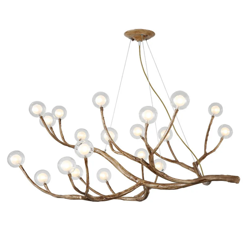 Pendant Lamp Glass Bubble LED Chandelier Lighting Bar Retro Chandeliers Vintage Home Decor Light Fixtures |