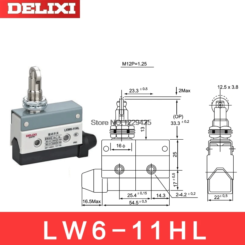 DELIXI LXW6 Limit Switch LXW6-11BZ/CG/CL/HL/DL/DA Limited
