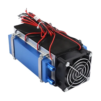 

DIY 12V 420W 6-Chip Semiconductor Refrigeration Cooling Device Thermoelectric Cooler Air Conditioning Cooling Efficiency
