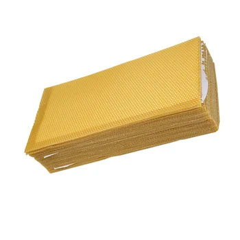 

10PCS Beehive Foundation Sheets Portable Flexible Natural Beekeeping Tool