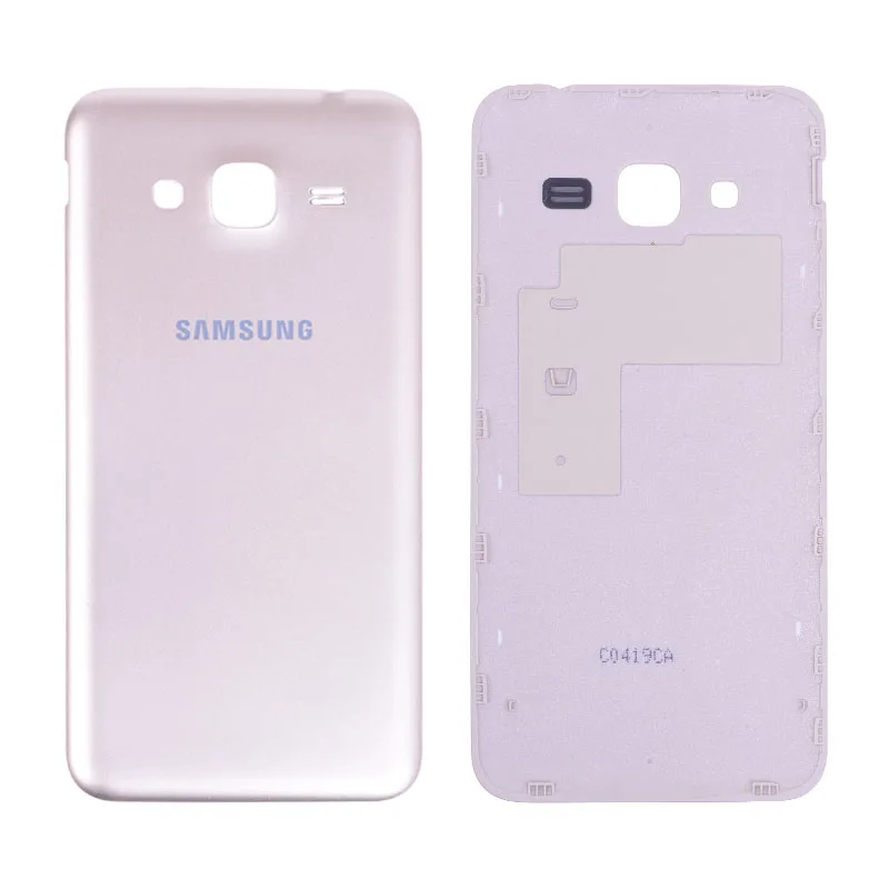 Корпус для Samsung Galaxy J3 задняя крышка J320 J320F батарея задняя дверь для Samsung Galaxy J3 крышка батареи - Цвет: Gold