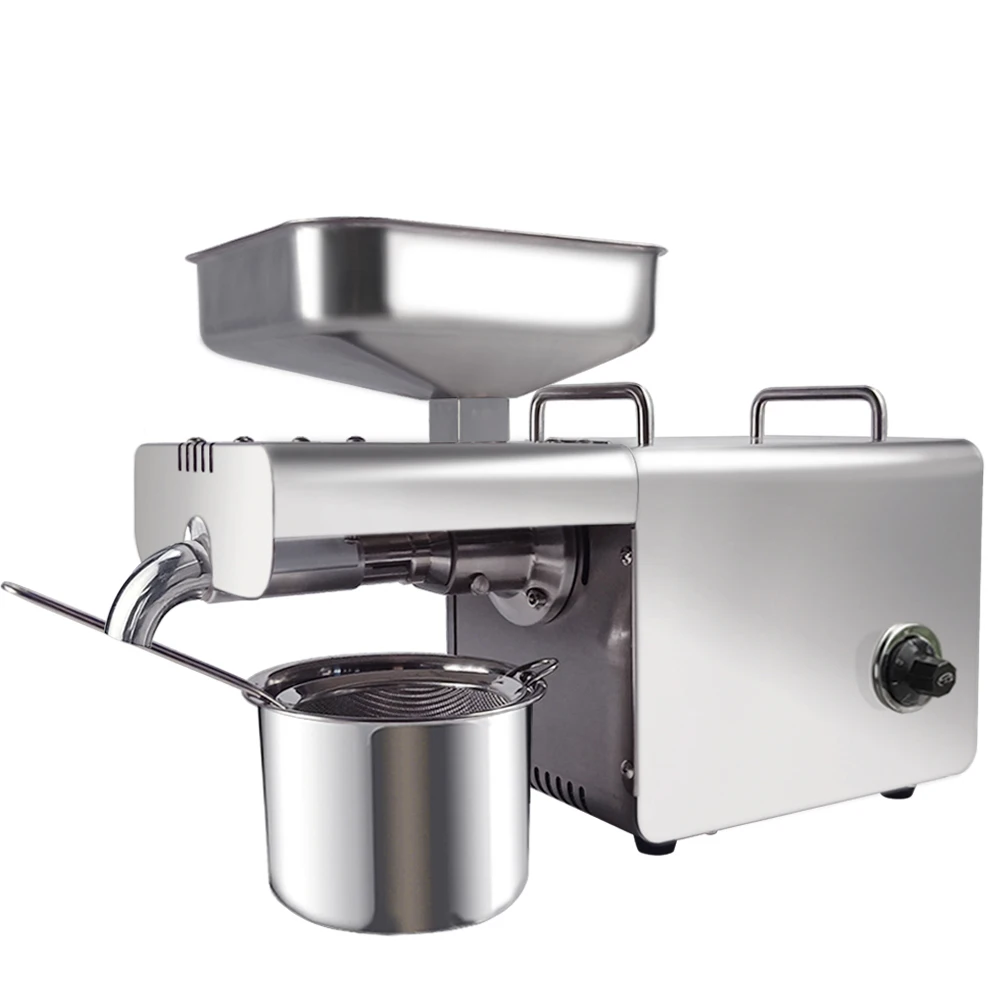 

400W Automatic Oil Cold Press Machine with Temperature Control Oil Expeller Stainless Steel Oil Extraction for Peanut Coconut