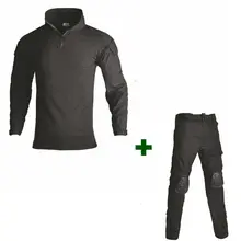 Военный армейский боевой тренировочный охотничий костюм, мужской Тактический Камуфляжный костюм для охоты на открытом воздухе, пейнтбол, страйкбол, рубашка+ брюки