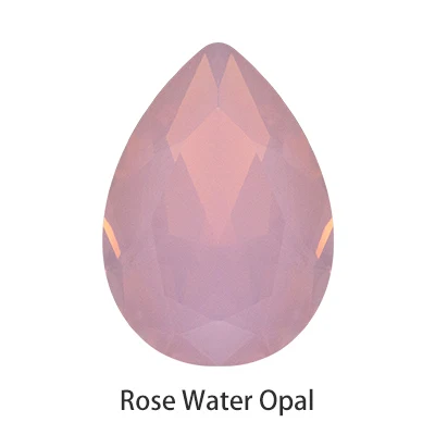 Rose Water Opal Необычная красочная опал серии Прямая K9 хрустальные стразы объемные Стразы для рукоделия клея на одежде, ремесла, ювелирные изделия - Цвет: Rose Water Opal