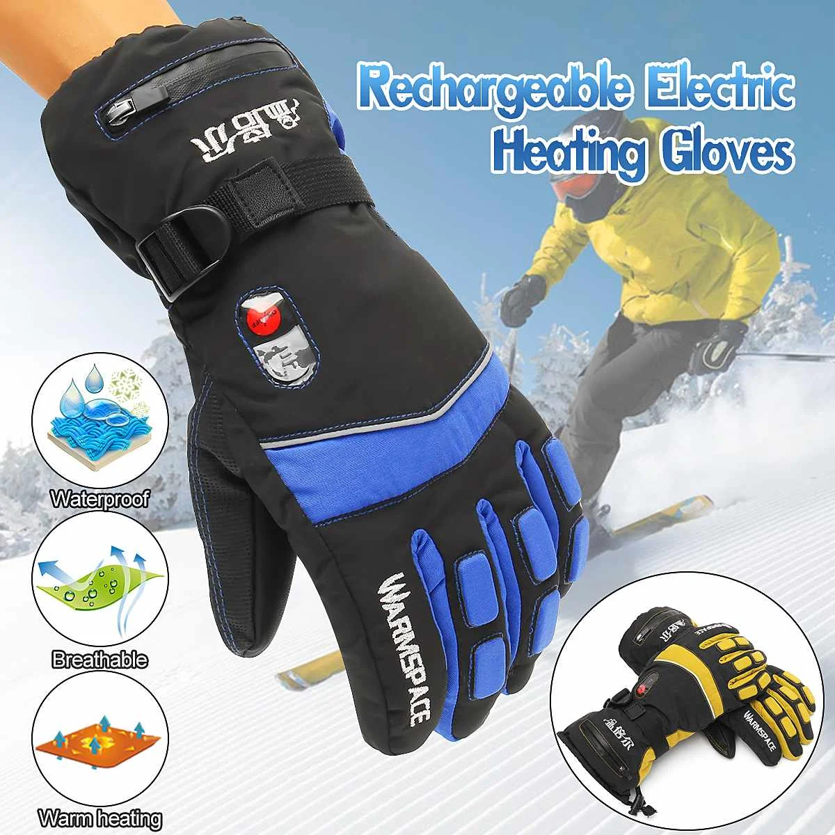 Мотоциклетные перчатки теплые перчаток водонепроницаемые Guantes Moto зимние Luva Motociclista перчатки для мотокросса