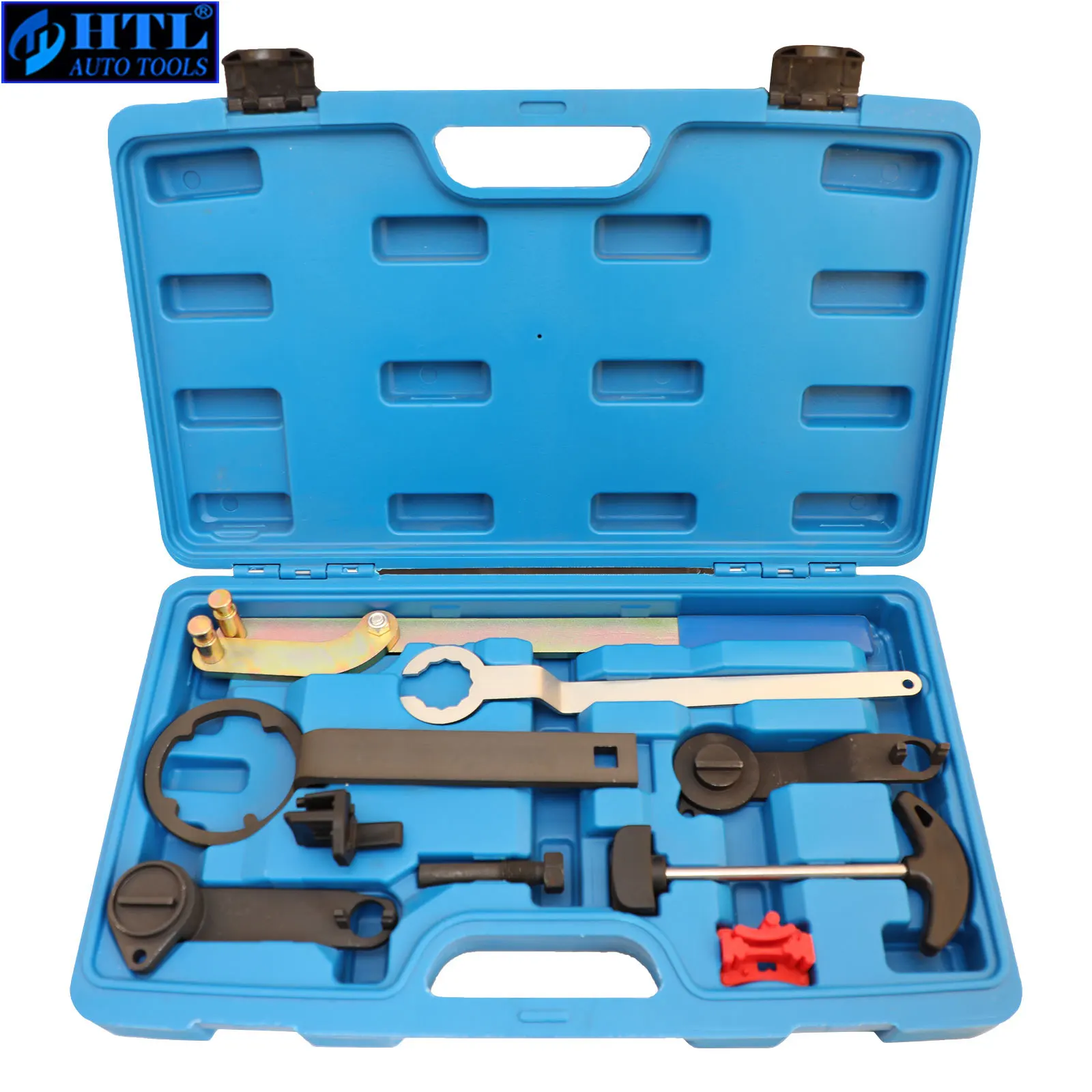 9PCS NEW EA211 Petrol Engine Timing Camshaft Locking Tool Set For VW Audi Seat Skoda 1.0 1.2 1.4 1.4T 1.6TSI TFSI 3 & 4 Cyl