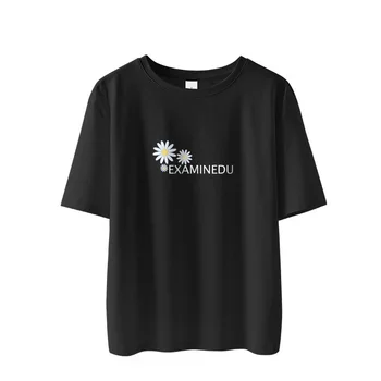 

Cotton 2020 T Shirt T-shirt Casual Short Sleeve O-NecK tshirt women Animal Appliques