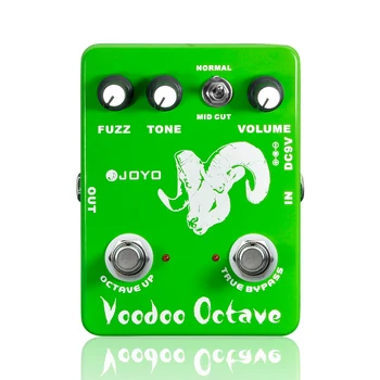 OYO JF-12 Voodoo Octave Fuzz Effect Guitar Pedal Electric Bass Dynamic Compression Effects True Bypass Musical Guitar Accessory diy mod lovepedal dragon fuzz pedal electric guitar stomp box effects amplifier amp acoustic bass accessories effectors