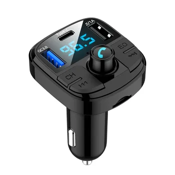 

Car Multimedia Player FM Transmitter Bluetooth Type C Quick Charger For Ford Focus 2 3 Fiesta Fusion Ranger Kuga S Max Mustang