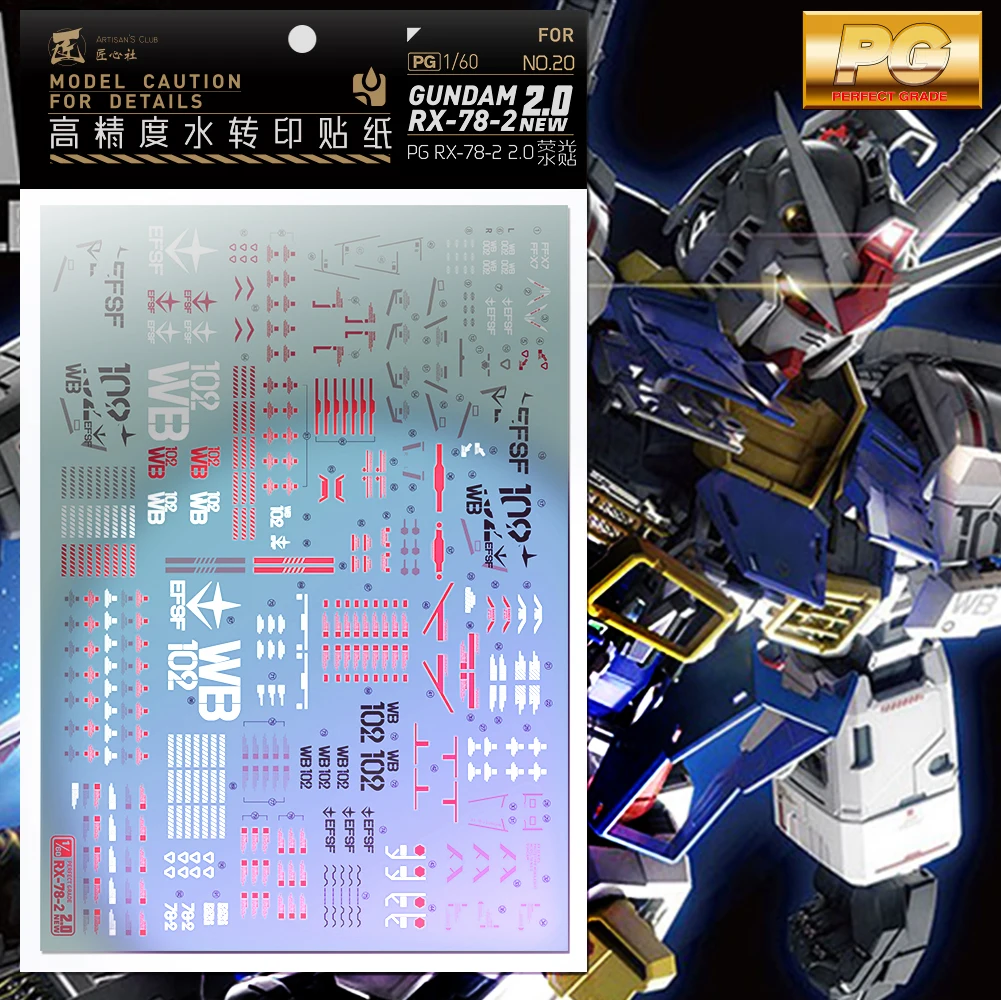 Jx Wasser Aufkleber Fur Pg 1 60 Unleashed Rx 78 2 Gundam 2 0 Oyw Gundam 0079 Model Accessories Aliexpress