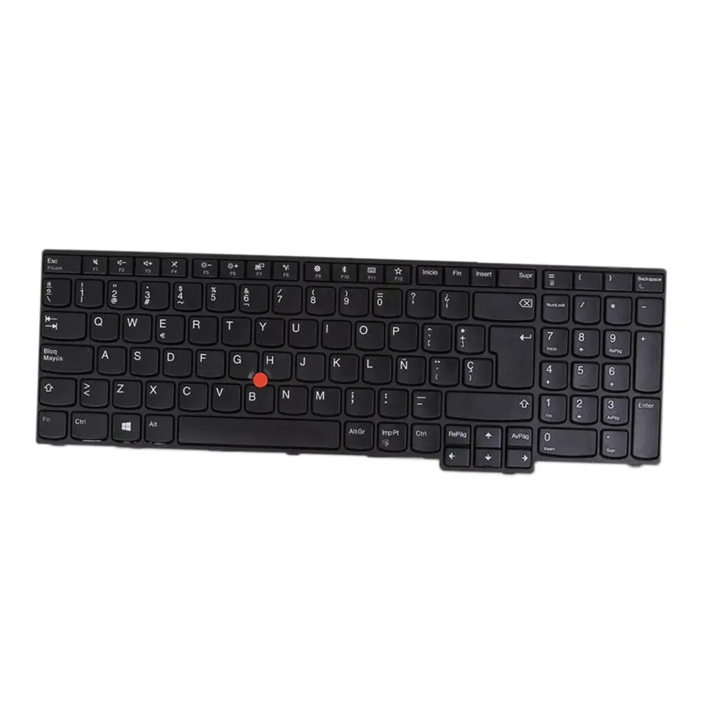 Для lenovo Thinkpad E575 E570 пластиковая испанская клавиатура для ноутбука с рамкой Win8 SP