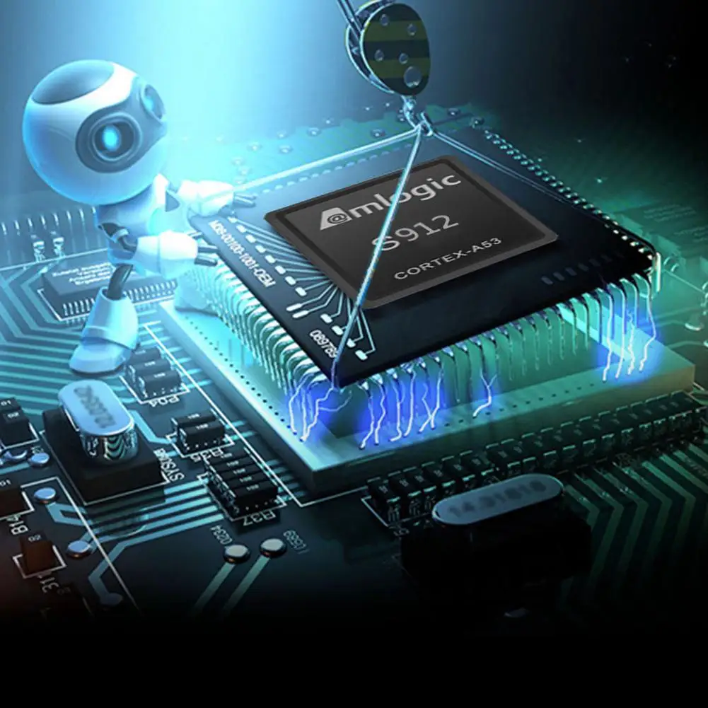 3+ 32 ГБ Android 6,0 Bluetooth 4,0 ТВ коробка Amlogic S912 64 бит Восьмиядерный полностью загруженный H.265 4K потоковый медиаплеер QKCr60