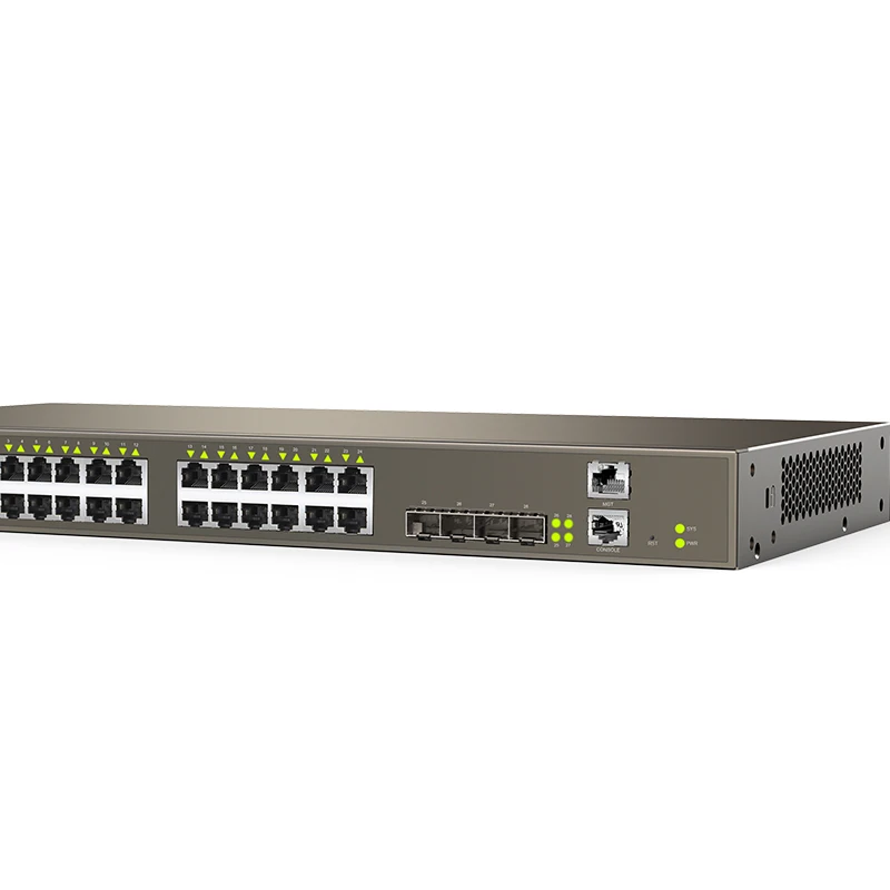 Управляемый сетевой коммутатор данных IPCOM G5528X EI L3/подключи и