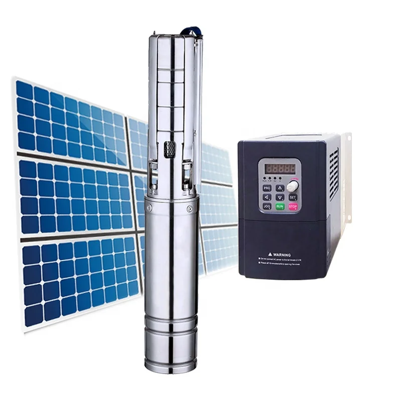Solar Powered Submersible Water Pump Solar Bore Pumps 7 Hp 100-300m Water  Head Submersible Solar Pump - Solar Generator - AliExpress