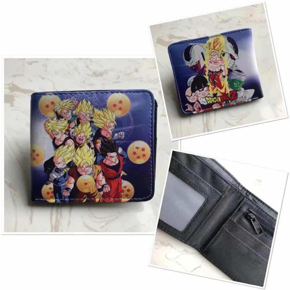 Аниме Dragon Ball Z кошелек Dragon Ball Супер броли мультфильм короткий кошелек мужской кошелек с монетницей подарок