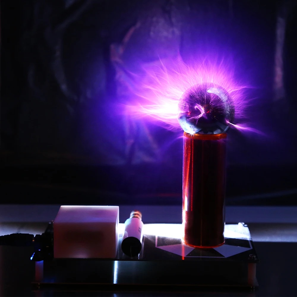 

Tesla coil DIY scientific experiment equipment artificial lightning generator