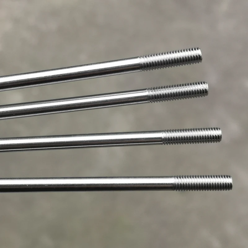 9G Diameter 3.5 mm Motorcycle Spokes 304 Stainless Steel Sliver Color E-bike Spokes J-bend Cylinder Motocross Wheel