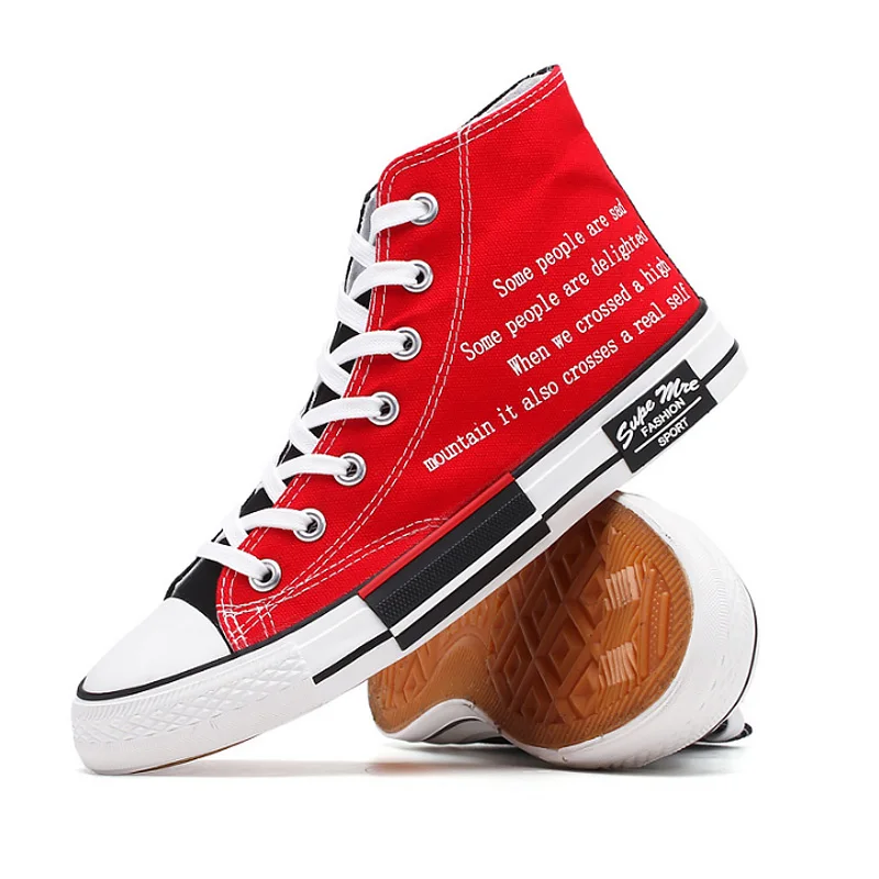 

Canvas shoes boys casual sneakers men comfort high top sneakers 2020 trendy unisex school couple shoes