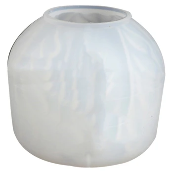 

Crystal Epoxy Resin Mold Candle Holder Storage Box Mold Multifunctional Mirror Silicone Mold for Resin