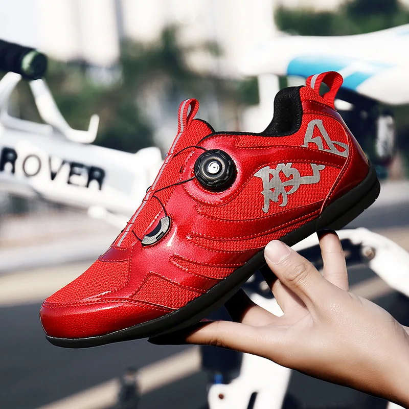 

Riding Shoes 2019 New Style Racing Boots Bicycle Amphibious Shoes Highway Mountain Bike Single Lock-Free Adult