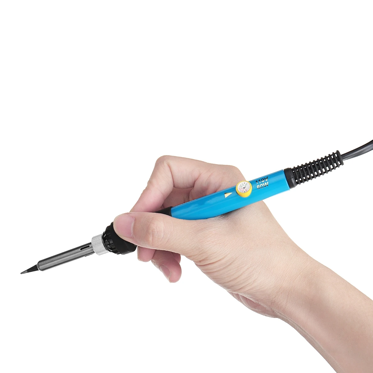 

48pcs Adjustable Temperature Electric Soldering Iron Set Wood Burning Pen Soldering Iron Kit Pyrography Craft Woodburning Tips