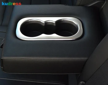 

For Renault Koleos 2017 Second Generation ABS Matte Rear Seat Armrest Water Cup Holder Protective Trim Car Cover Styling 1pcs