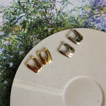 

RUIYI S925 Sterling Silver Women Geometric Original U Shape Horseshoe Design Stud Earrings For Women 18K Gold Delicate Earrings