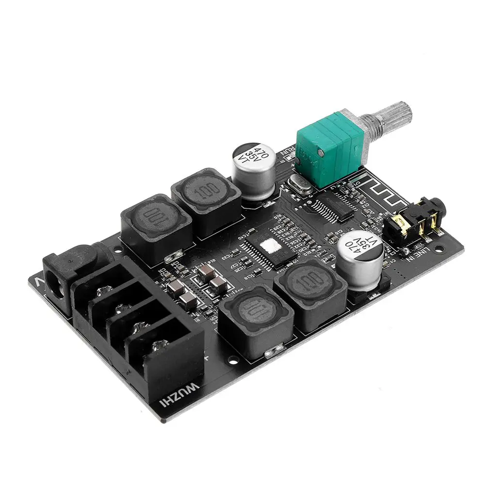 2x50 Вт AUX bluetooth 5,0 HIFI Цифровой усилитель стерео плата TPA3116 усилитель высокой мощности Amplificador домашний кинотеатр