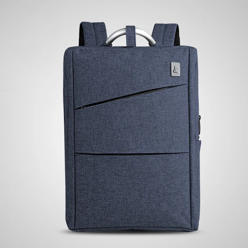 Модные Водонепроницаемый 15 дюймовый ноутбук рюкзак TSA Анти-кражи Для мужчин рюкзаки для путешествий для подростков Бизнес рюкзак сумка мужская сумка-мешок мочил - Цвет: Темно-синий
