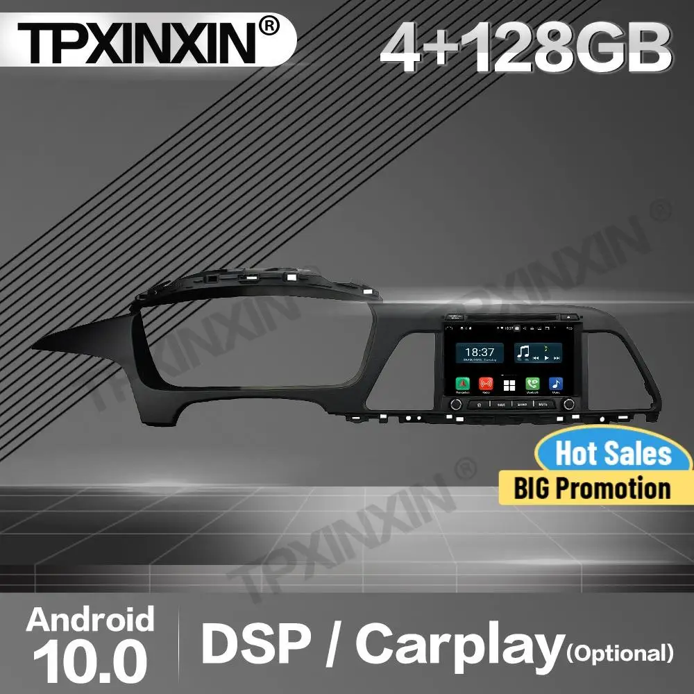Автомагнитола для Hyundai Sonata стереоприемник 2 Din на Android 10 128 ГГц GPS-навигация