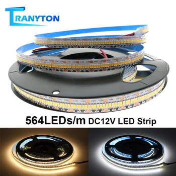 

Super Brightness LED Strip Light 564 LEDs High Density Flexible 3014 Strips Warm White/White DC12V 5M