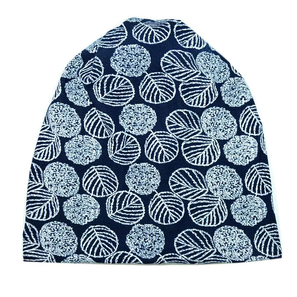 Новые хлопковые мягкие милые листья для женщин девочек skullies beanies Топ открытая шапка с отверстием для хвоста шарф