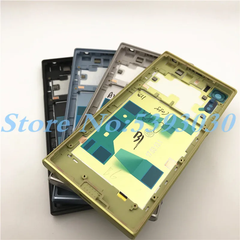 Металлический корпус батарейного отсека для sony XZS G8231 G8232, чехол на заднюю панель батарейного отсека, задняя крышка корпуса с логотипом