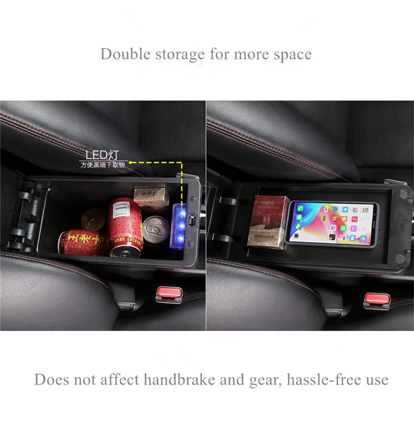 Armrest for Honda BRV Honda Mobilio BR V Armrest Box Central Store