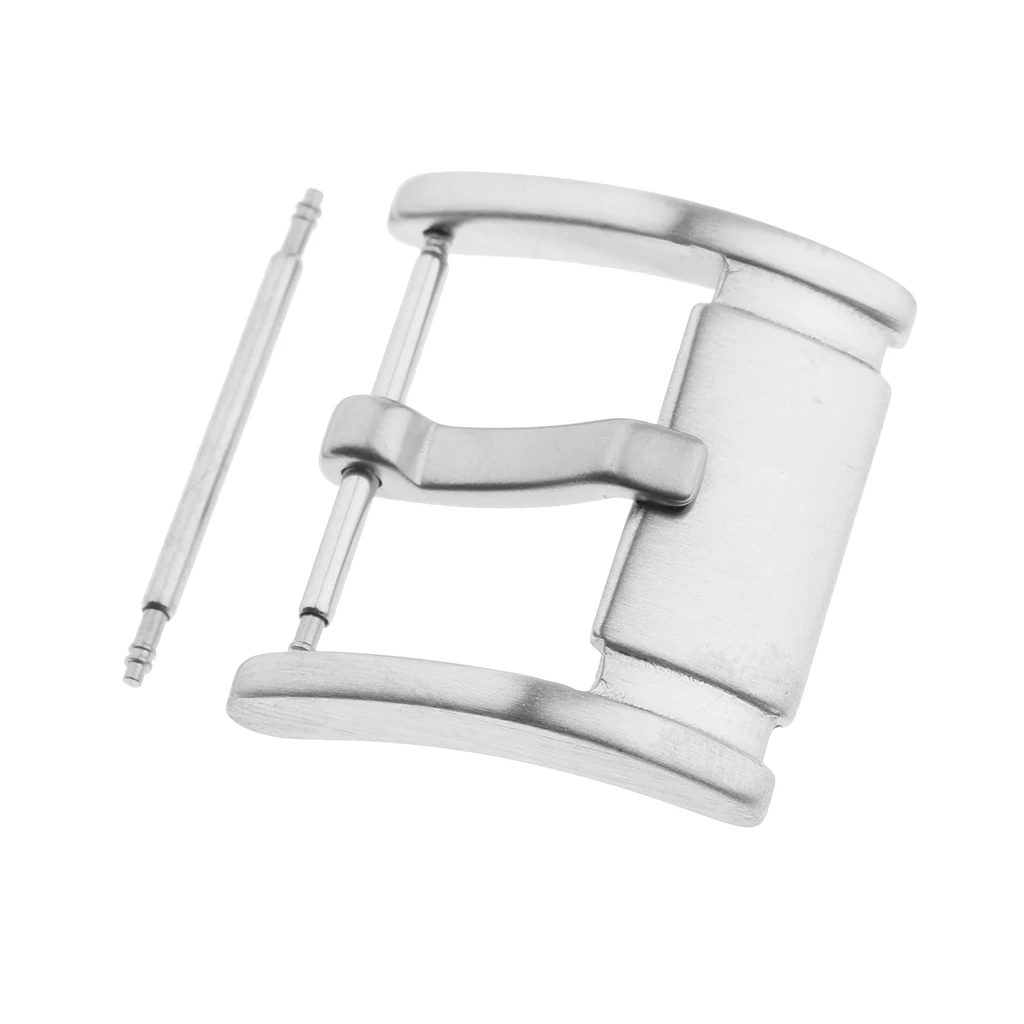Watch Bands Straps Buckle Clasp,Watch Tools Stainless Steel Silver Buckles 18/20/22mm Width
