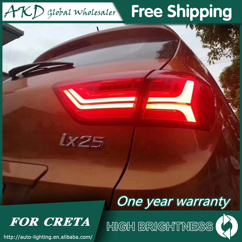 Задний фонарь для автомобиля hyundai ix25- Creta светодиодная сигнальная лампа Противотуманные фары DRL дневные ходовые огни тюнинг автомобильные аксессуары