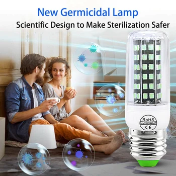 

Germicidal Corn Lamp 112 LED Disinfection Protection LED UV Germicidal Kill Dust Bacteria Sterilize Disinfection Light