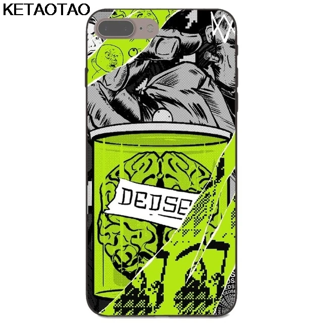 Серый KETAOTAO Watch Dogs 2 Dedsec чехол для телефона s для iPhone 4S 5S 6S 7 8 Plus X XS XR 11 Pro для samsung чехол из мягкого ТПУ резины и силикона - Цвет: Серый