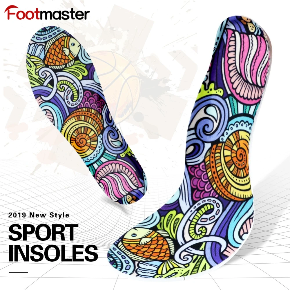 

FootMaster Elastic Orthotic Arch Support Shoe Insert Flat Feet insoles for shoes Comfortable EVA Orthopedic insoles