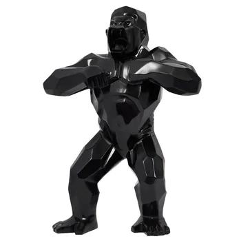 

Kingkong Animal Gorilla Art Craft Creative Decoration Figure Collectible Model Toy BOX Gift Resin 32\"big Art Birthday 80CM