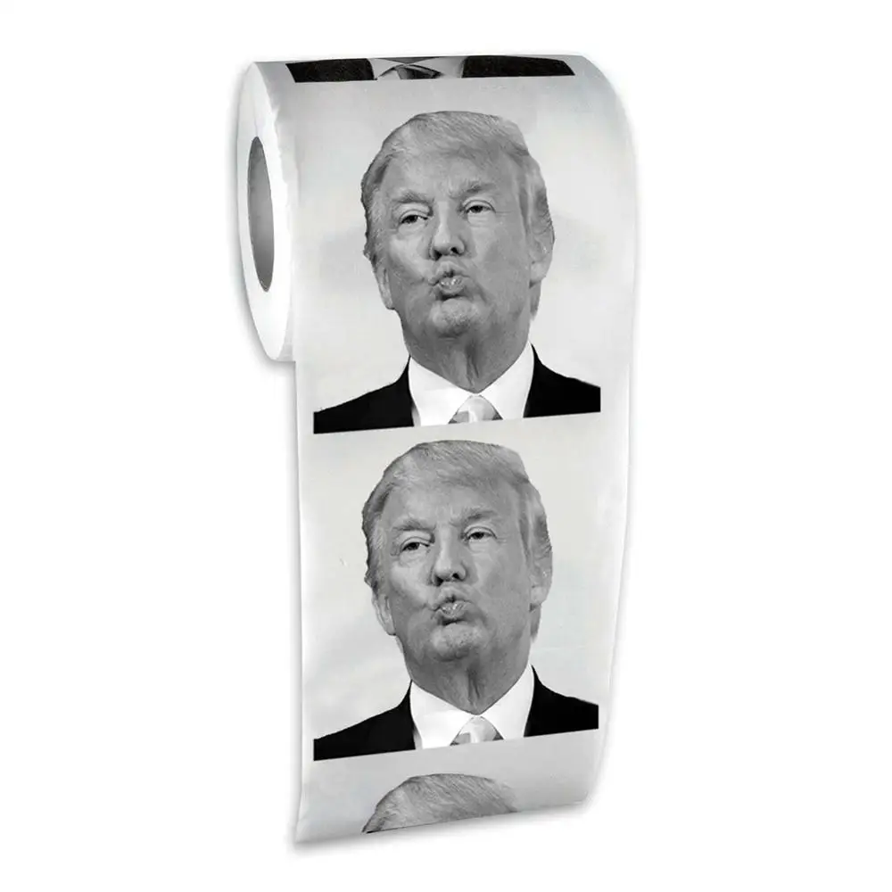 

EverChic 1 Roll 80 sheets 2 layers Pout Smile Roll Toilet Paper Bathroom Prank Joke Fun Paper Tissue Rolling Paper Gift