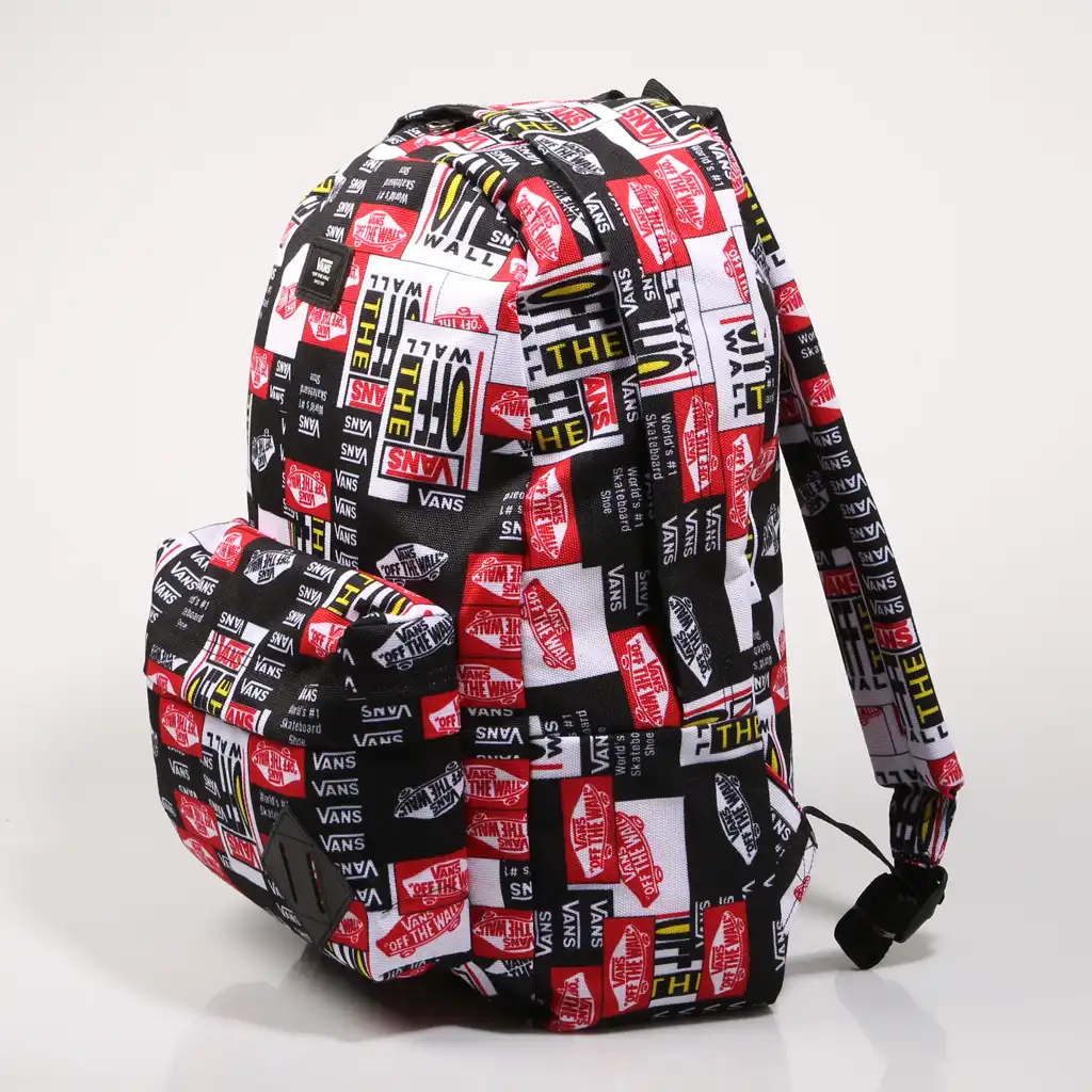 multi coloured vans backpack