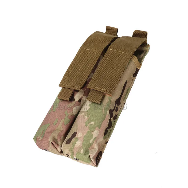 Airsoft Molle двойной P90/UMP военный Журнал Сумка для пейнтбола стрельба Охота Mag кобура Сумка molle подсумок - Цвет: cp