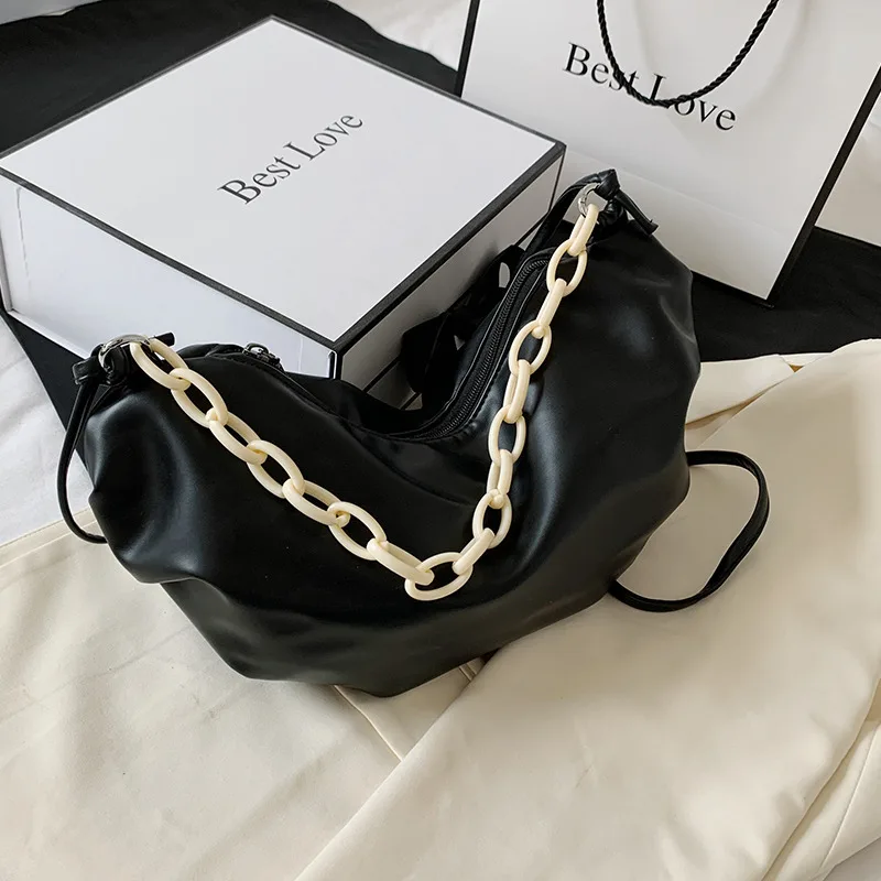 

Dumpling children bag 2020 net red new fashion net red messenger bag ladies one-shoulder armpit cloud bag