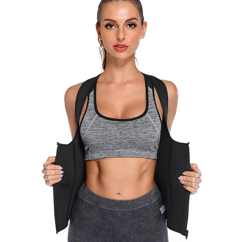 body shaper Women Waist Trainer Vest Corset Sauna Sweat Suit Compression Shirt Slimming Body Shaper Workout Tank Tops Weight Loss Shapewear shapewear underwear